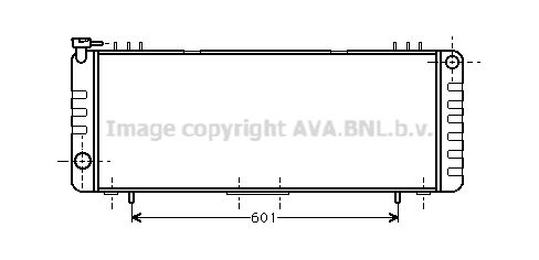 AVA QUALITY COOLING Радиатор, охлаждение двигателя JE2001